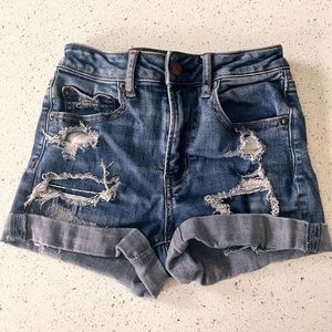 Super High Rise Shortie American Eagle size 00